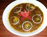 A picture of step 7 of Allu palak.