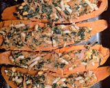 Extra töltött édesburgonya recept fázis 6 fotója
