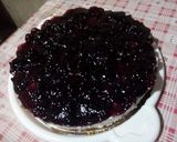 A picture of step 4 of Blueberry Cheesecake.