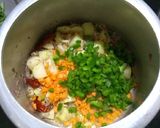A picture of step 3 of Masala Bhaji Pulao.