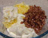 Foto del paso 4 de la receta: Dip caliente de jamón, bacon y quesos