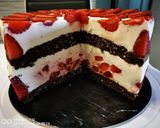 Epres joghurtos sajttorta (liszt- és cukormentes) recept fázis 14 fotója