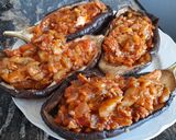 Foto del paso 3 de la receta Berenjenas rellenas de atún