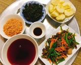 Hình bước làm 4 của món Đậu cove xào lòng mề