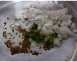 A picture of step 2 of Aloo Matar Patties.