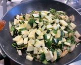 Une image de l'étape 7 de Gratin de blettes et courgette au porc et parmesan.