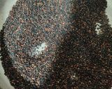 A picture of step 1 of Sesame seed rice ball.