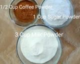 A picture of step 1 of Hot and Cold Coffee Premix.