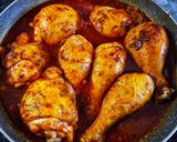 EGYSERPENYŐS csirkecombok tejszínes mustáros szósszal recept fázis 3 fotója