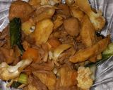 Foto langkah ke 4 dari resep Capcay jawa / capcay tepung goreng (tanpa telur).