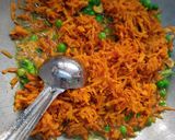 A picture of step 3 of Raw turmeric sabzi.