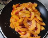 A picture of step 2 of Peach cobbler.