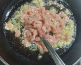 A picture of step 2 of Chicken Spaghetti.