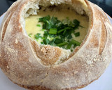 Foto del paso 14 de la receta: Fondue de quesos en pan de campo