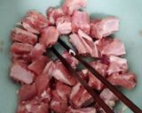 Hình bước làm 1 của món Sườn xào chua ngọt
