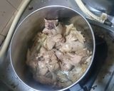 A picture of step 3 of Onion Chicken liver.