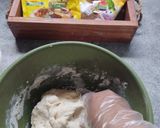 Foto langkah ke 2 dari resep Bakpao No Mixer (Bakpao Isi Selai Cokelat).