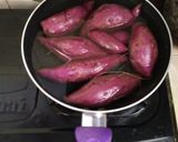 Foto langkah ke 1 dari resep Uwi tusuk saus celup.