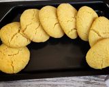 A picture of step 4 of Nankhatai in 5 minutes.