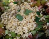 हिरव्या टोमॅटोची मुगडाळ घालून भाजी (Green Tomato Moongdal Bhaji Recipe In Marathi) रेसिपी स्टेप 3 फोटो 