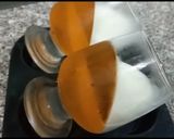 A picture of step 6 of Icecrem jello||vanilla ice cream jello dessert.