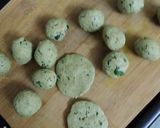 A picture of step 5 of Pearl millet flour fritters.