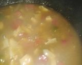 A picture of step 4 of Chicken chilli with Fried rice.