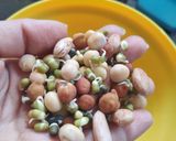 A picture of step 1 of Mixed Sprouts Sabji.