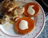 Foto del paso 6 de la receta: Pollo a la olla, con medallones de zapallo y queso