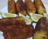 صورة لخطوة 4 من وصفة كروكات بطاطا محشية بالفرماج 😍😋❤