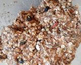 A picture of step 2 of Oats, Seeds, Dates, Dried Fruits & Nuts Laddoo -No sugar.