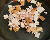 A picture of step 1 of Pasta Carbonara.