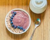 A picture of step 3 of Blueberry Smoothie.