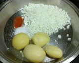 A picture of step 3 of Sabudaana dahi ke sholey.