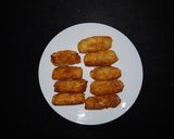A picture of step 4 of Potato, Cheese, and Frankfurter Croquettes.