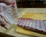 A picture of step 1 of Roast Pork Ribs with Fresh Herb Marinade.