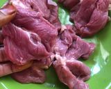 A picture of step 1 of Nigeria street Suya #nigeriastreetfood.