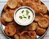 A picture of step 4 of Sago and potato Puri (farali).