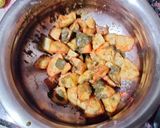 A picture of step 2 of Aloo Chaat.