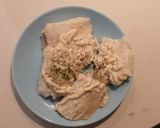 Foto del paso 5 de la receta: Tintorera Cocida con Salsa César