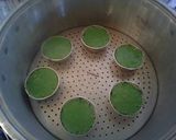 Foto langkah ke 6 dari resep Bolu Kukus Mekar Pandan (No Mixer 1 Telur).