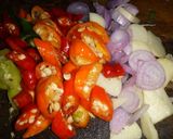 Foto langkah ke 2 dari resep Orek Tahu Kentang.