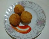 Foto langkah ke 7 dari resep Mac n cheese ball (bola-bola makaroni goreng).