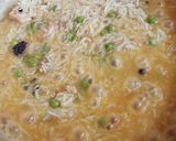 A picture of step 6 of Chicken Mattar Pualo 😍😍.