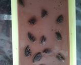 Foto langkah ke 4 dari resep Puding Coklat Oreo.