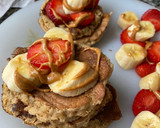 Foto del paso 7 de la receta: Tortitas de avena y plátano fit (muy fácil) 🍌🍓