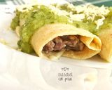 Foto del paso 3 de la receta: Taquitos de huevo con frijol