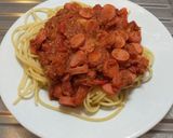 Foto langkah ke 7 dari resep Spageti Kornet Tuna Bahagia.