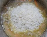 A picture of step 6 of Chicken Afghani pulao 😋.
