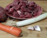 A picture of step 1 of Beef Stew in Crock Pot.